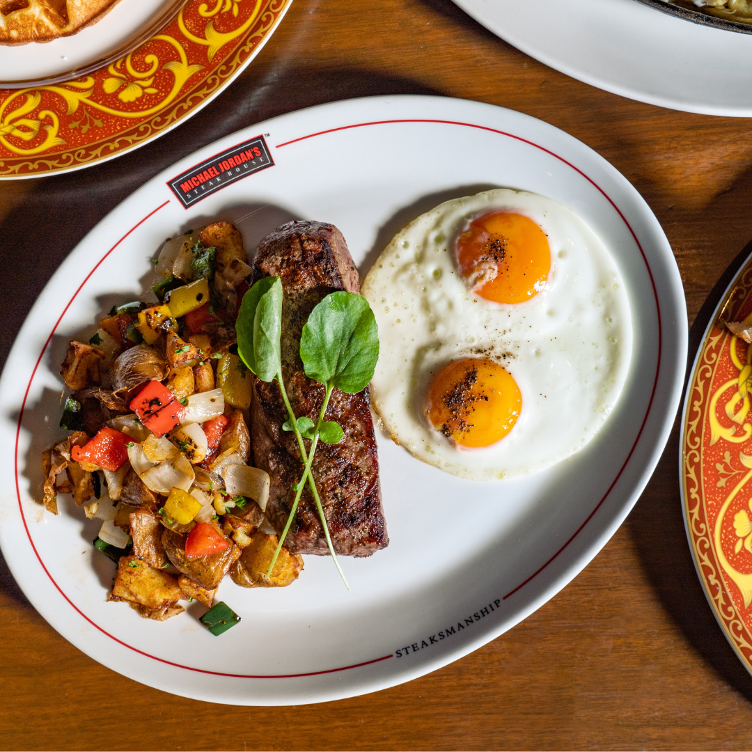 steak and eggs